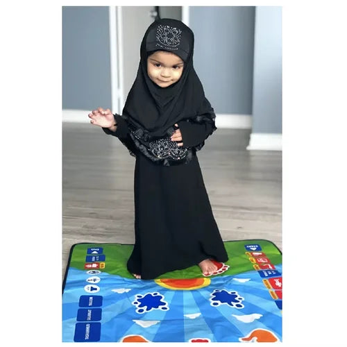 Tapis de Prière Interactif pour Enfant – Apprendre la Prière en 7 Langues