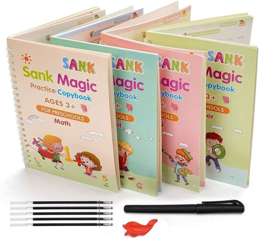 Coffret Livres Magiques pour Apprendre à Écrire en Arabe et Français + Tablette d’Écriture Électronique