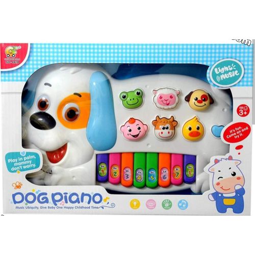 Piano Musical Chien pour Enfant – Jouet Éducatif avec Touches et Sons
